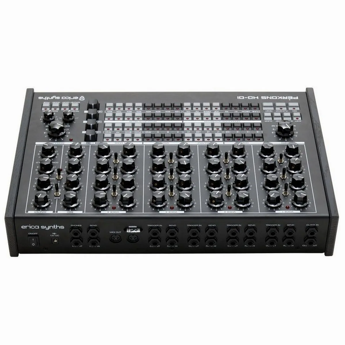 Erica Synths Pérkons HD-01, hybride Klangerzeugung, 64 Drumkits, umfassende MIDI-Funktionen 5
