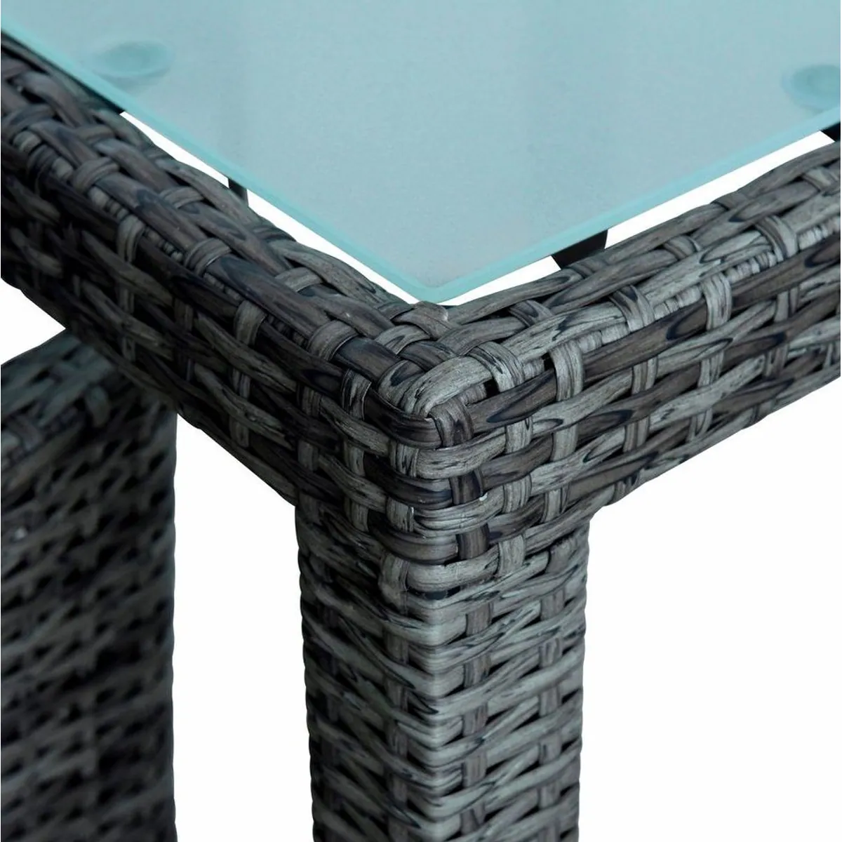 ESTEXO Sitzgruppe Polyrattan, für 8 Personen, anthrazit 4