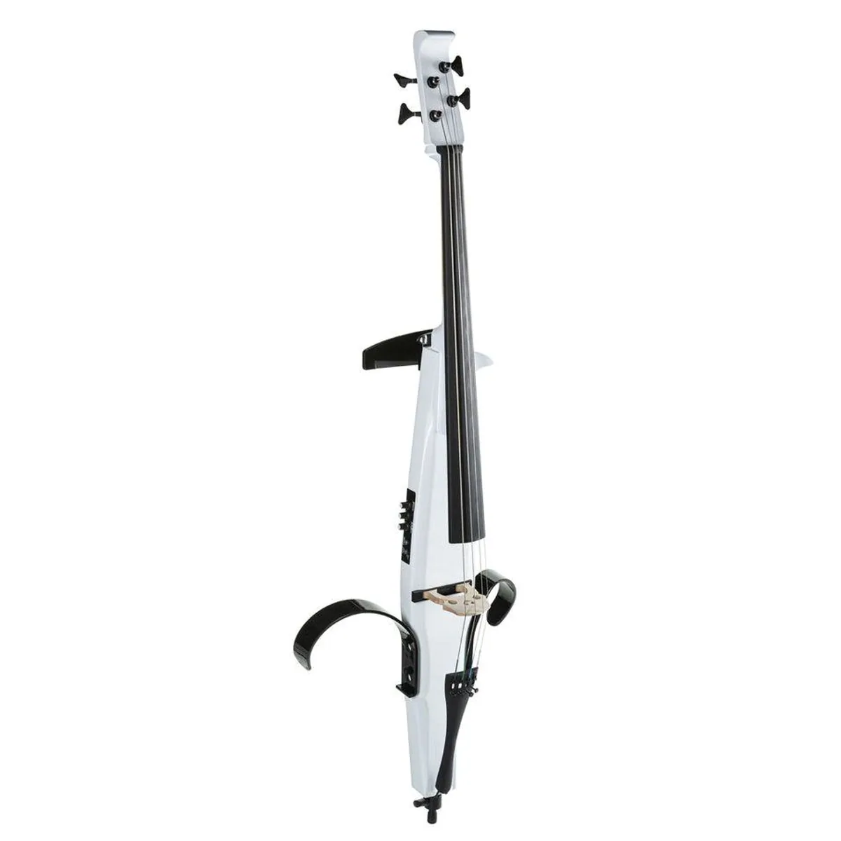 FAME EC-1802 E-Cello, 4/4, weiß, vielseitige Klangregulierung