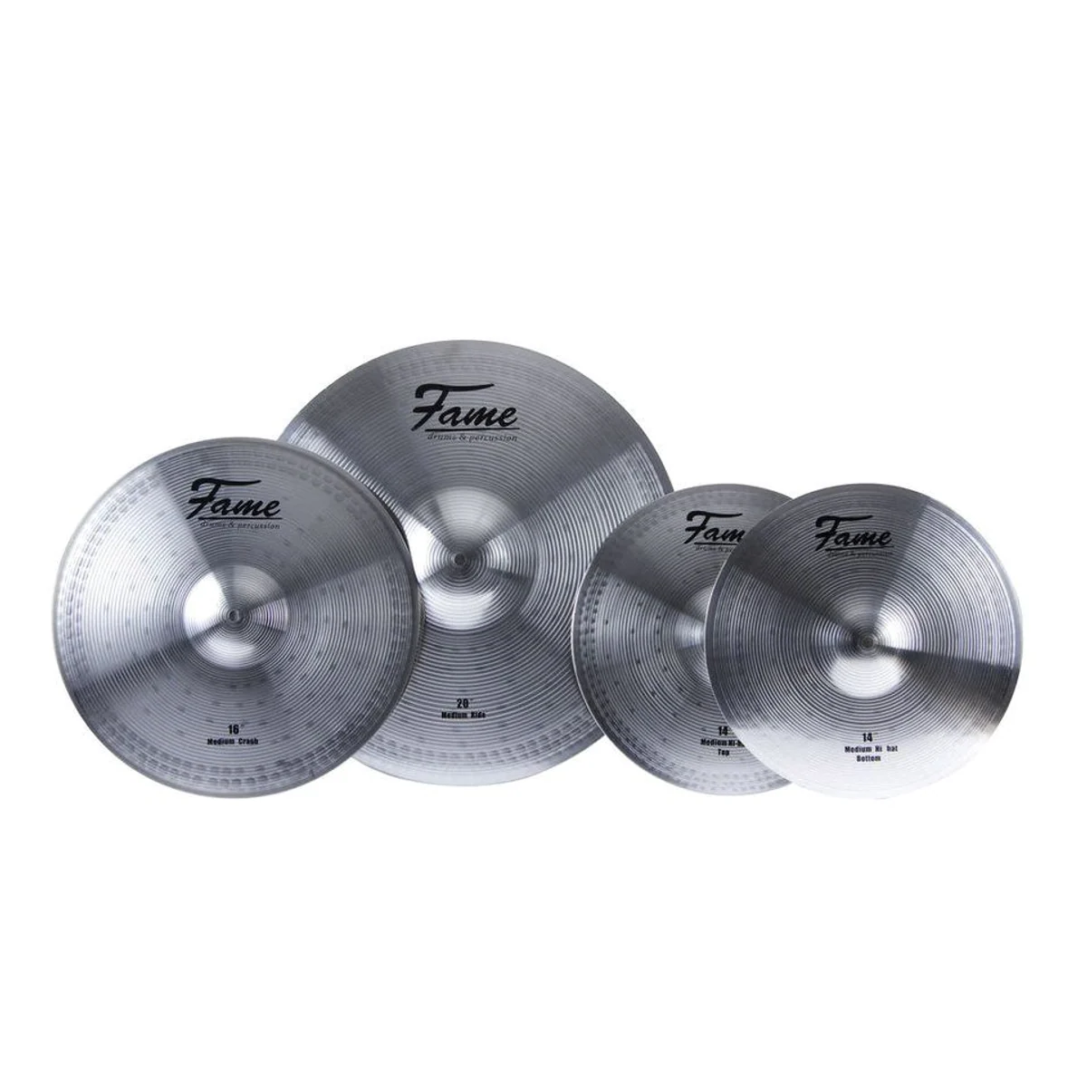 FAME Schlagzeug Jungle Set, inklusive Cymbals und Zubehör 3