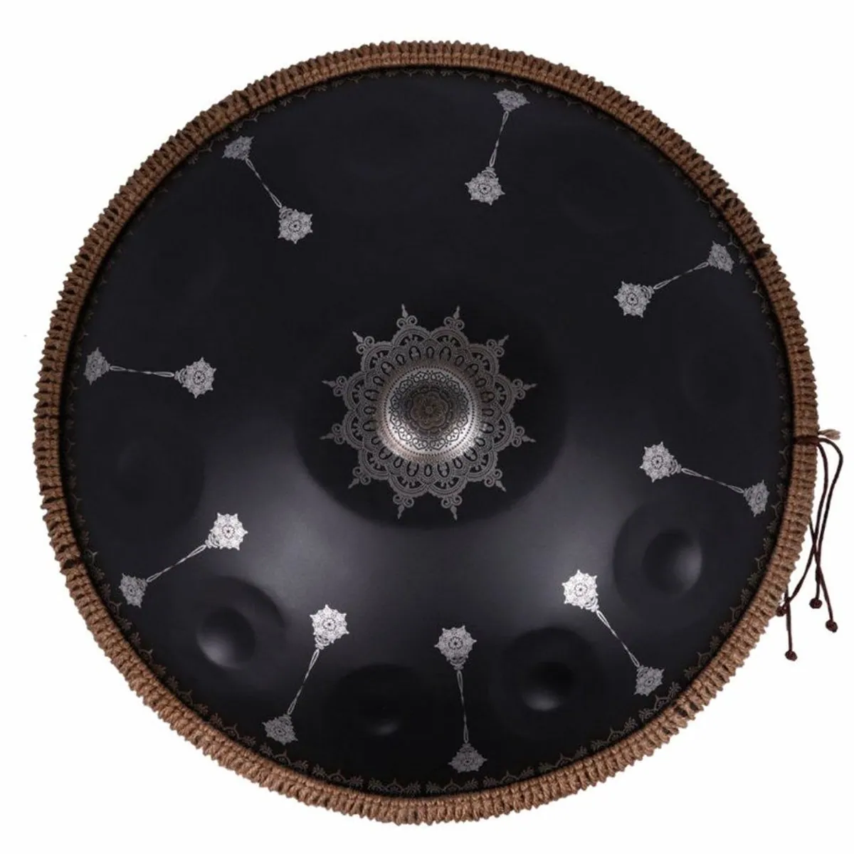 FANNOU Handpan 10 Noten Mandala Muster, handgehämmert, stabiler Klang