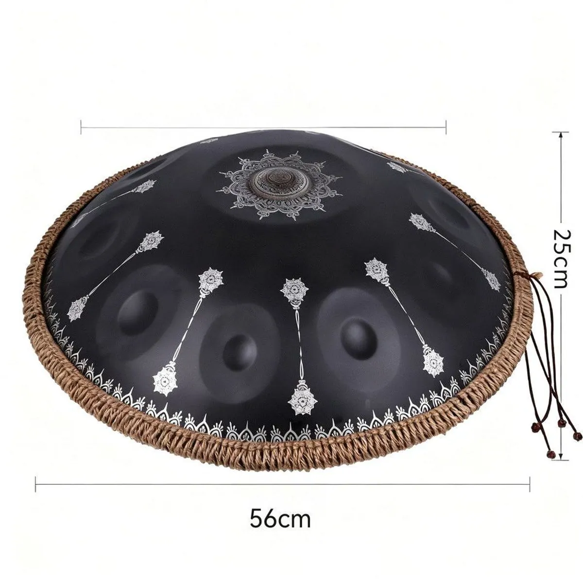 FANNOU Handpan 10 Noten Mandala Muster, handgehämmert, stabiler Klang 2