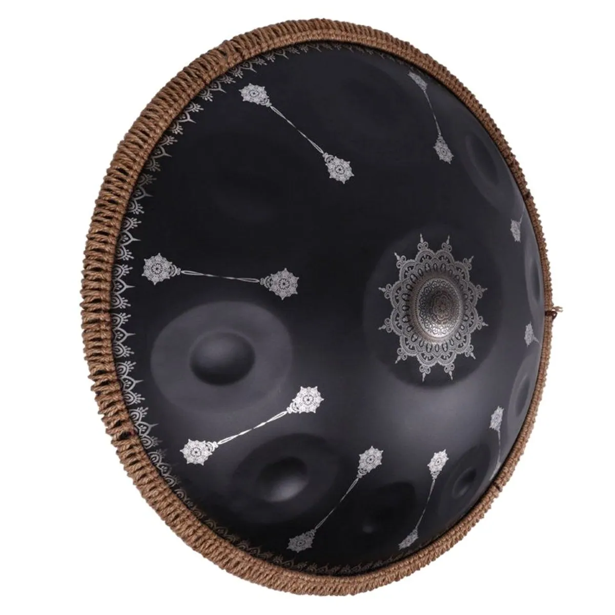 FANNOU Handpan 10 Noten Mandala Muster, handgehämmert, stabiler Klang 5