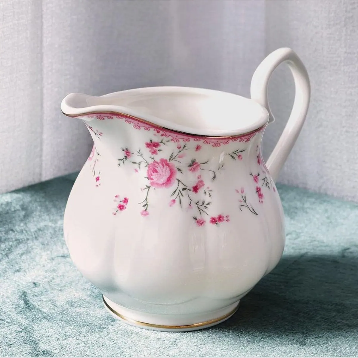 fanquare Teeservice Porzellan, elegantes Design, 21-teiliges Set für 6 Personen 4
