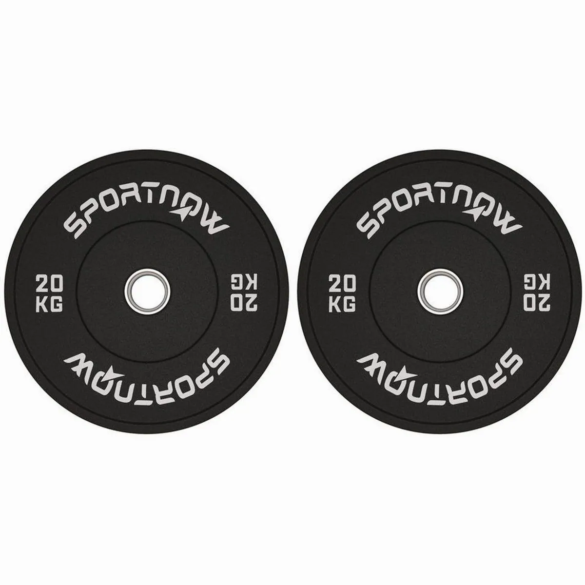 FELIXLEO Hantelscheiben Set 2 x 20 kg, langlebig, geräuschreduzierend, präzise Gewichtskennzeichnung