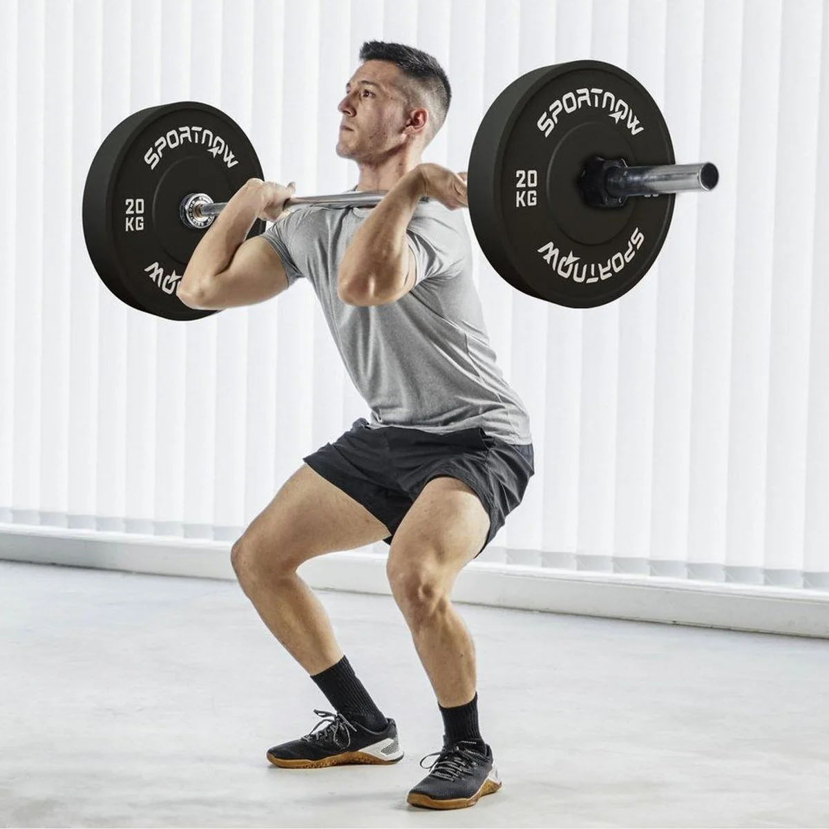 FELIXLEO Hantelscheiben Set 2 x 20 kg, langlebig, geräuschreduzierend, präzise Gewichtskennzeichnung 3
