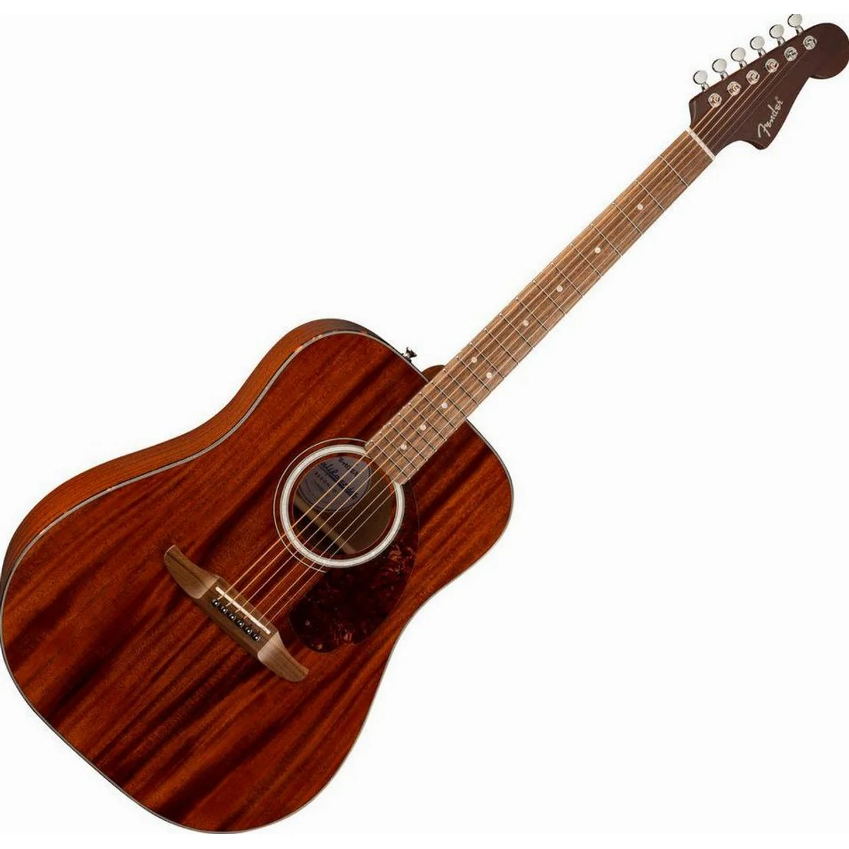 Fender California Deluxe Redondo Jr. E, kompakte Westerngitarre mit Fishman-Elektronik
