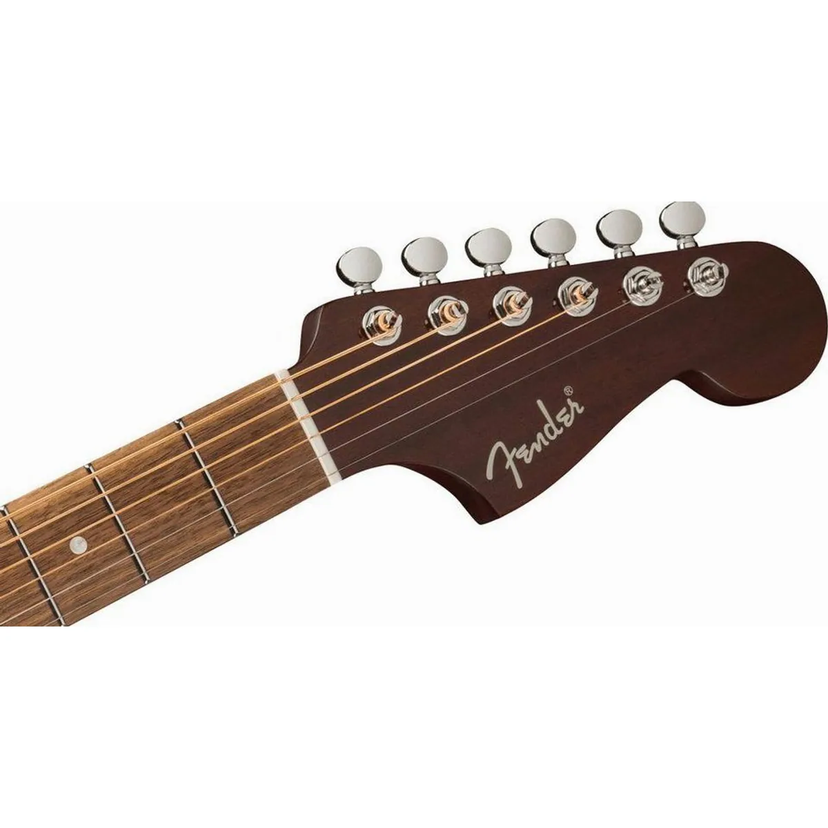 Fender California Deluxe Redondo Jr. E, kompakte Westerngitarre mit Fishman-Elektronik 4