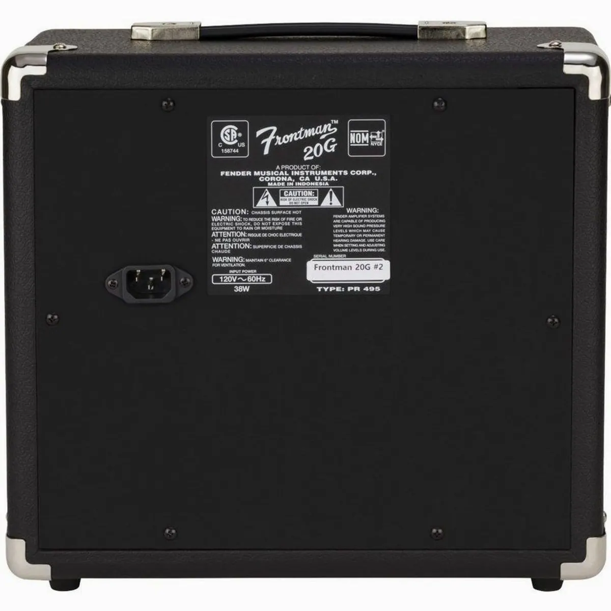 Fender Frontman 20G Verstärker, 20 Watt Leistung, 2 Kanäle 2