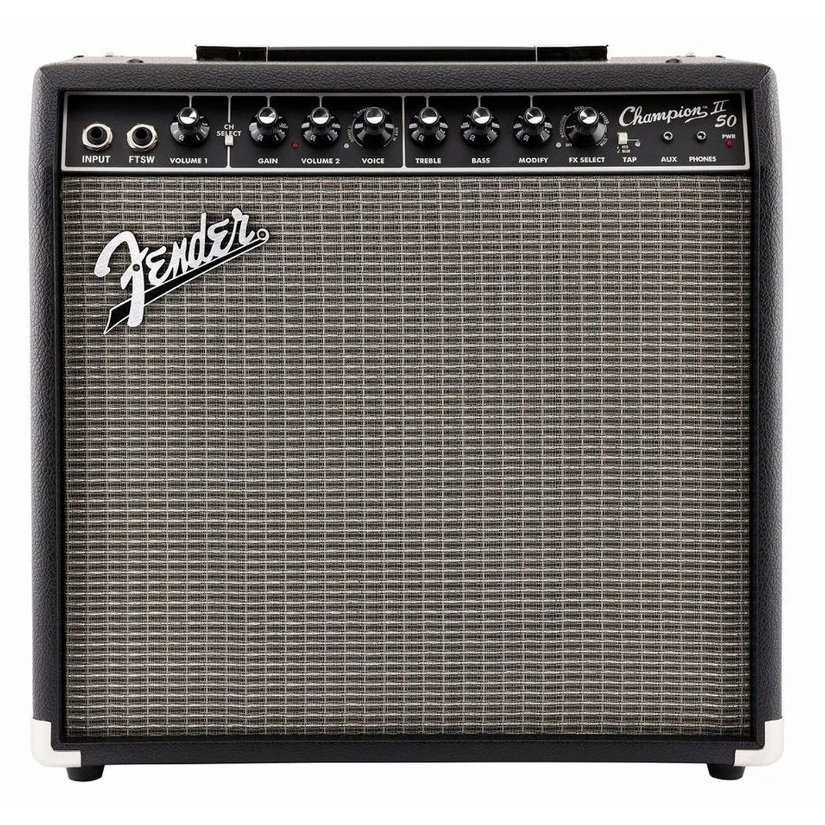 Fender Champion II 50 E-Gitarre Verstärker, vielseitig, 50 Watt, 12" Lautsprecher 2
