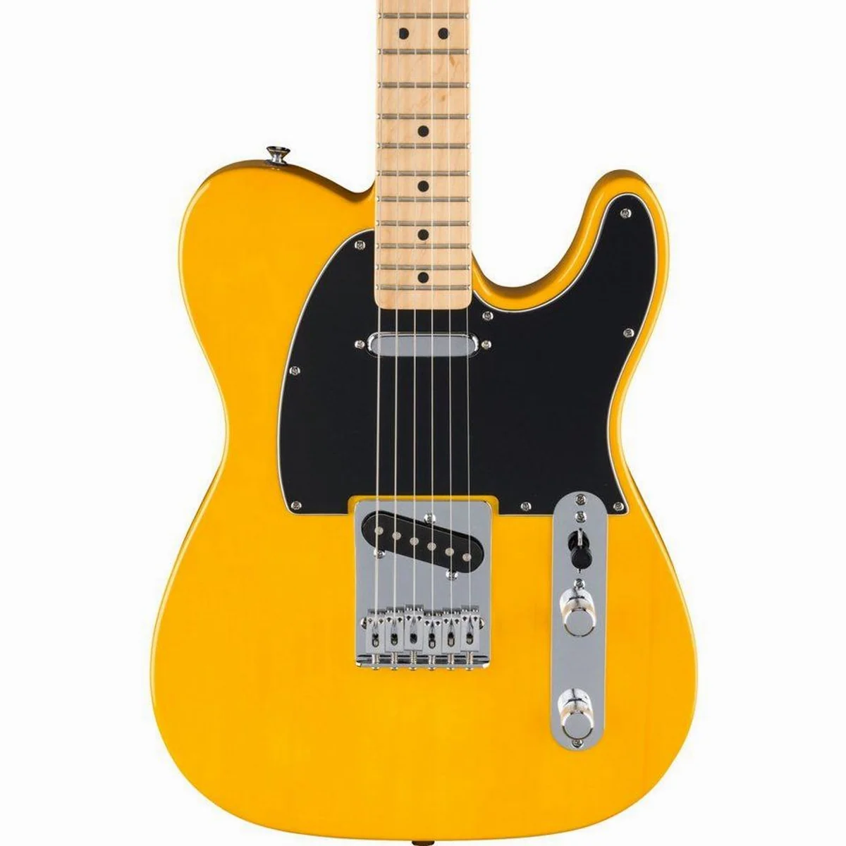 Fender Standard Telecaster MN Butterscotch Blonde, vielseitiger Klang, hochwertiger Ahorn-Hals 3