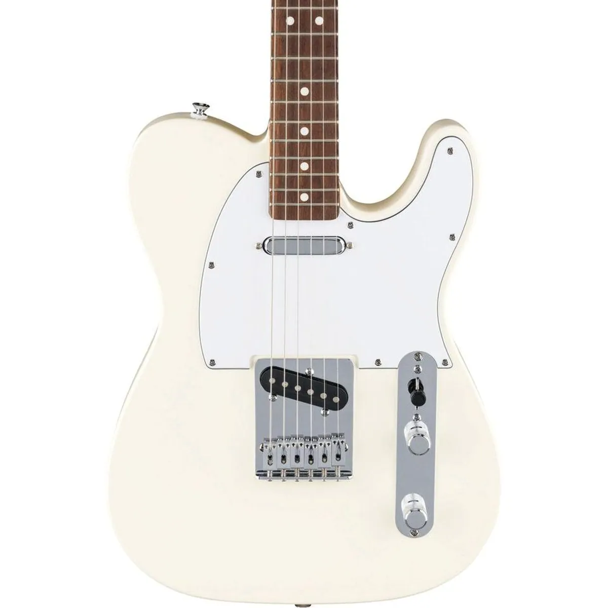 Fender Standard Telecaster LRL Olympic White, Pappel-Korpus, geschraubter Ahorn-Hals 3
