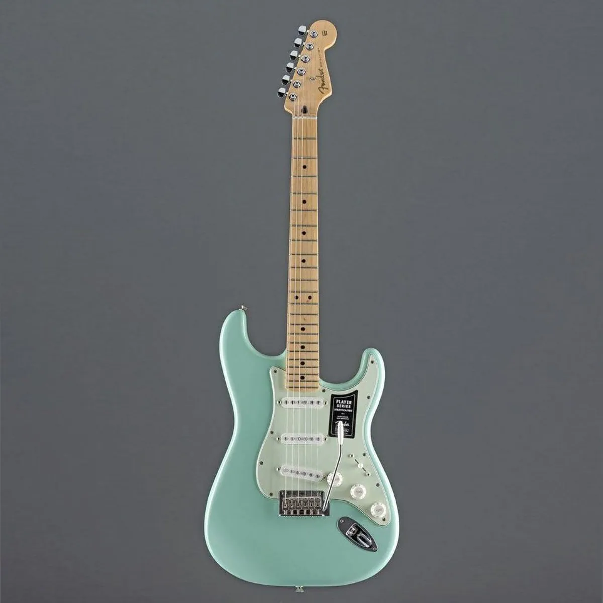 Fender Player Stratocaster MN Surf Green, Erlekorpus, Ahornhals, 3 Single Coils 2