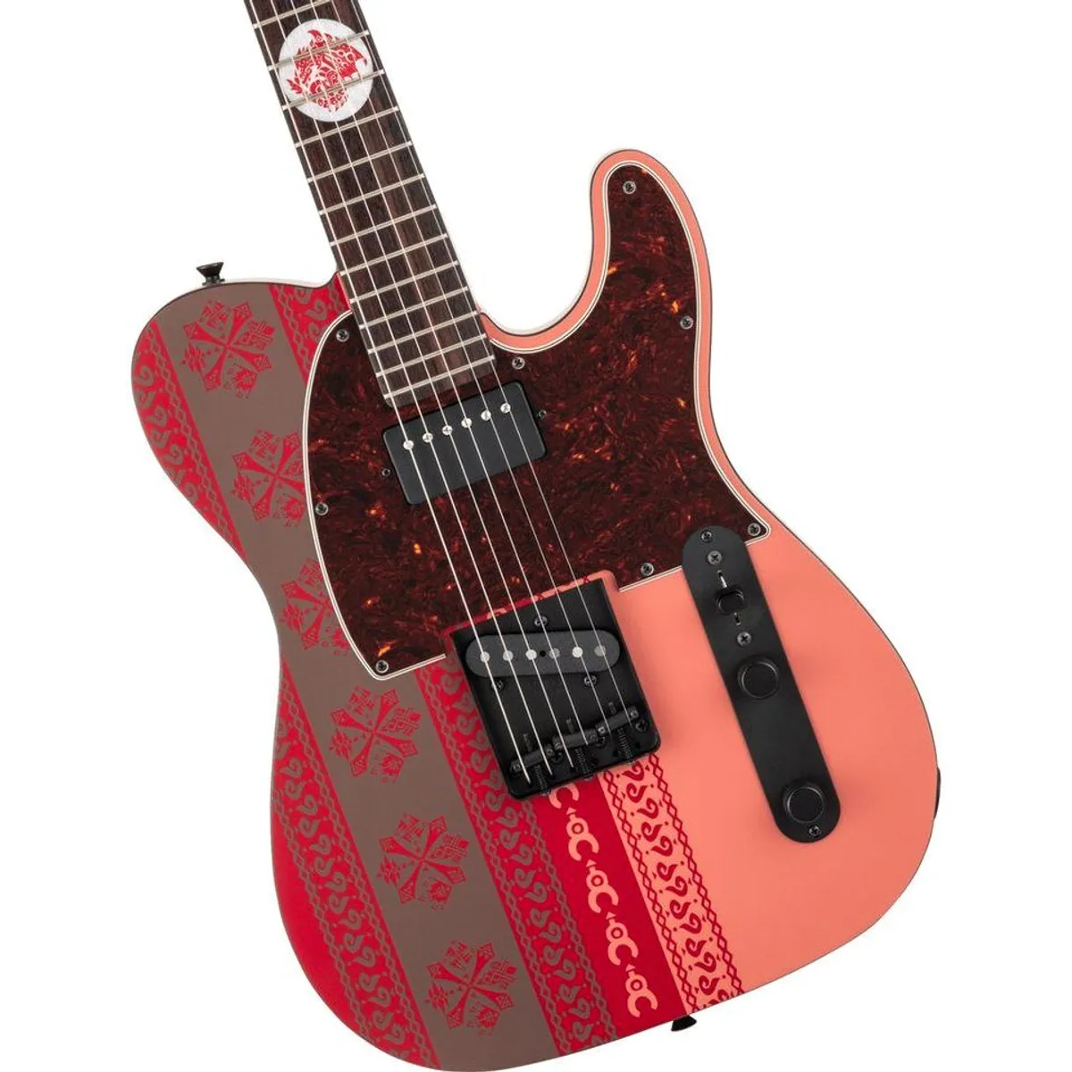 Fender Monster Hunter Rathalos Telecaster, limitiert, einzigartiges Design, hervorragender Sound 3