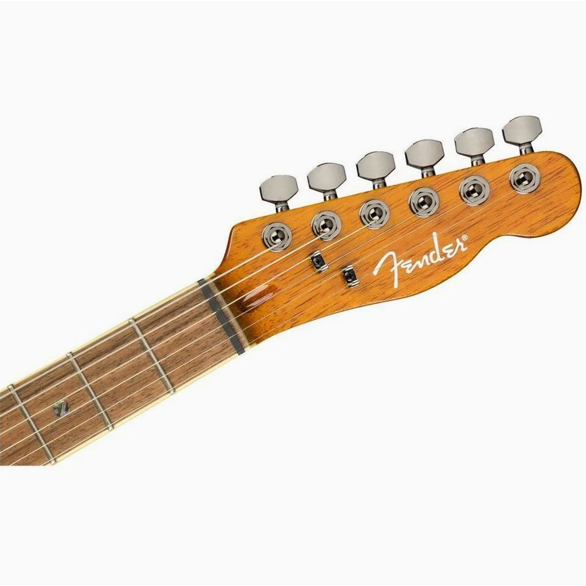 Fender Custom Telecaster FMT HH Amber, Mahagoni-Korpus, Seymour Duncan Tonabnehmer 4