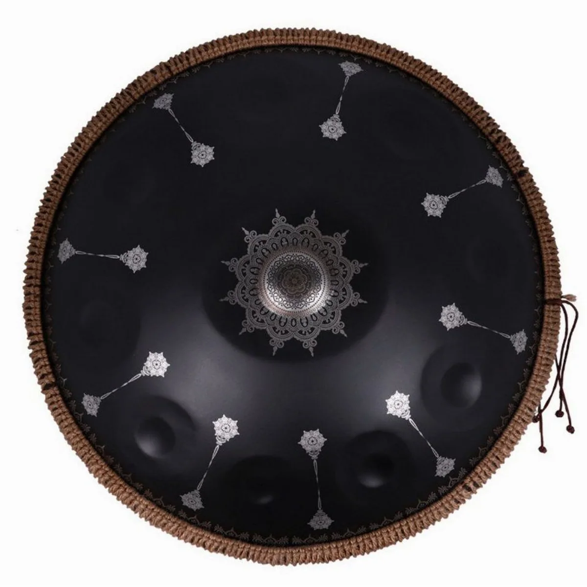 Fine Life Pro Handpan, 10 Töne, Mandala-Design, handgehämmert