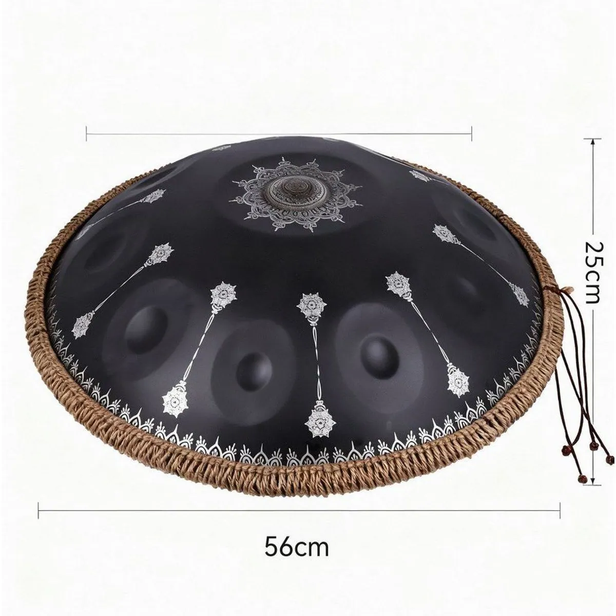 Fine Life Pro Handpan, 10 Töne, Mandala-Design, handgehämmert 2