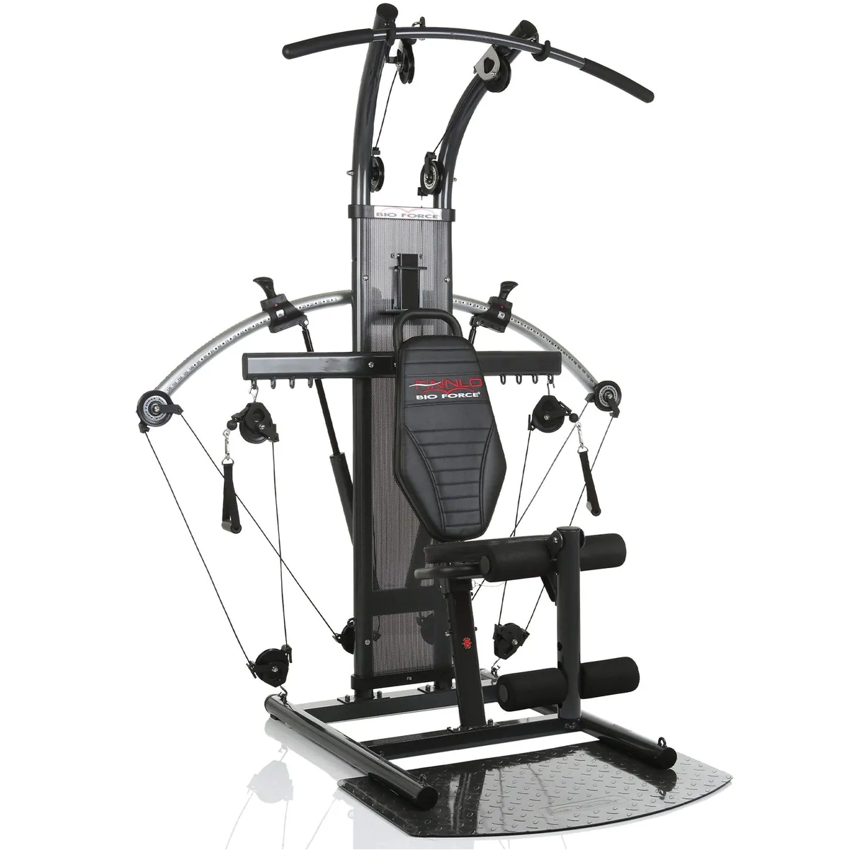 Finnlo Bio Force Extreme Fitnessstation, 100+ Übungen, 125 kg Widerstand