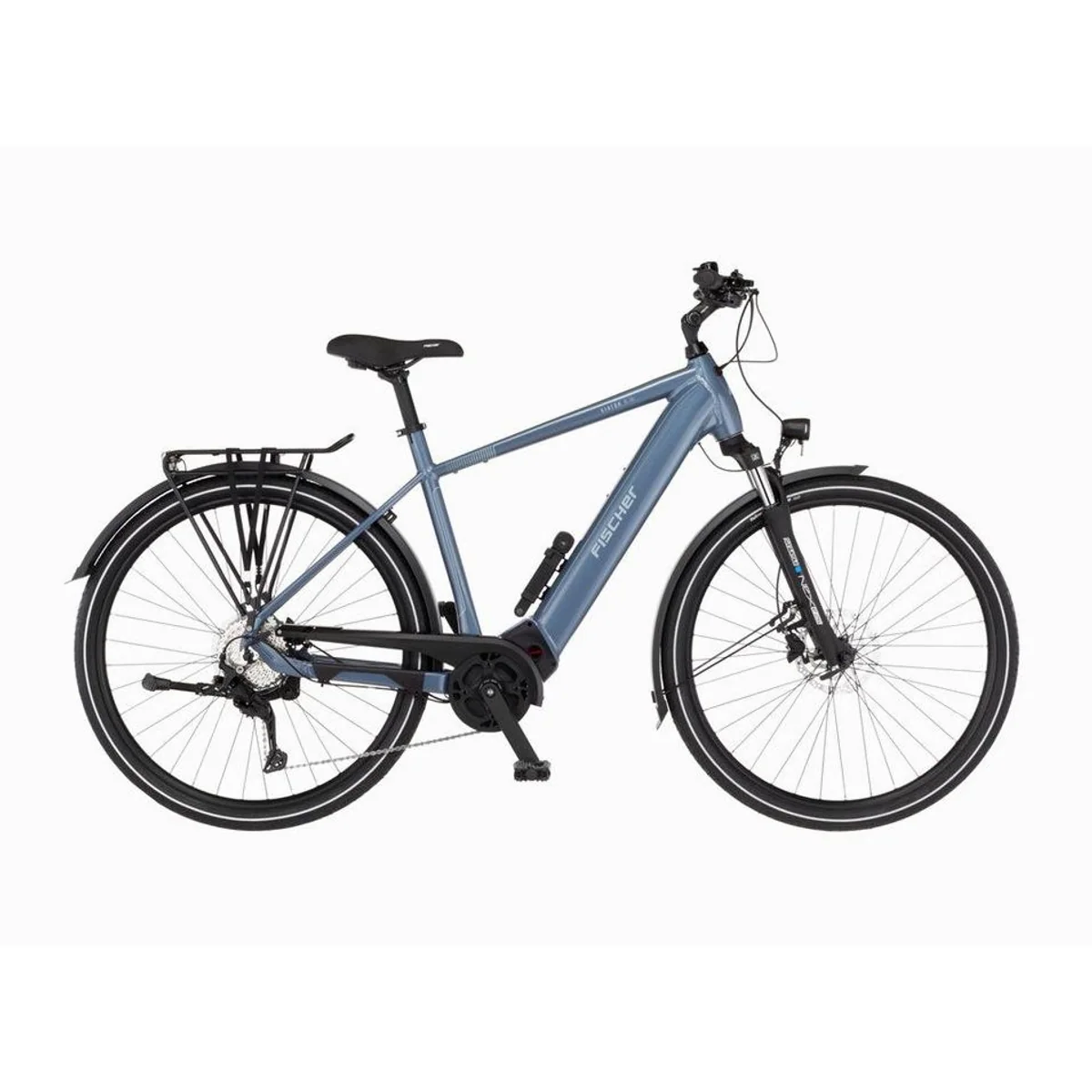 Fischer Viator 6.8I E-Bike, leistungsstarker Mittelmotor, 9-Gang Shimano Schaltung, 711 Wh Akku