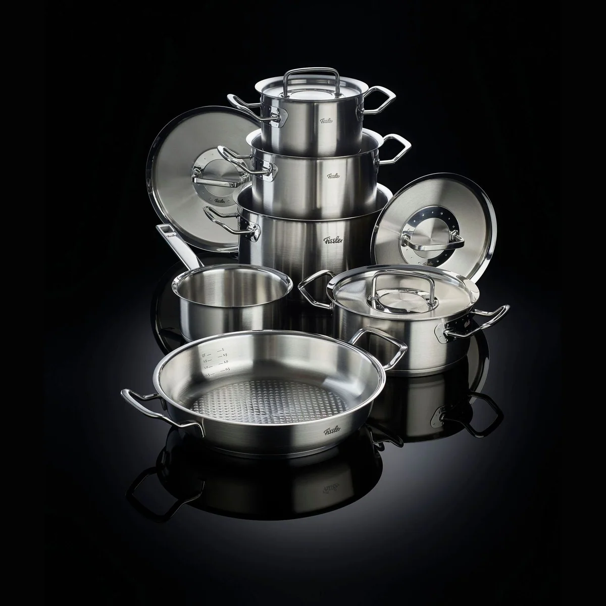 Fissler Original-Profi Collection Topf-Set, 6-teilig, Edelstahl 18/10, induktionsgeeignet 2