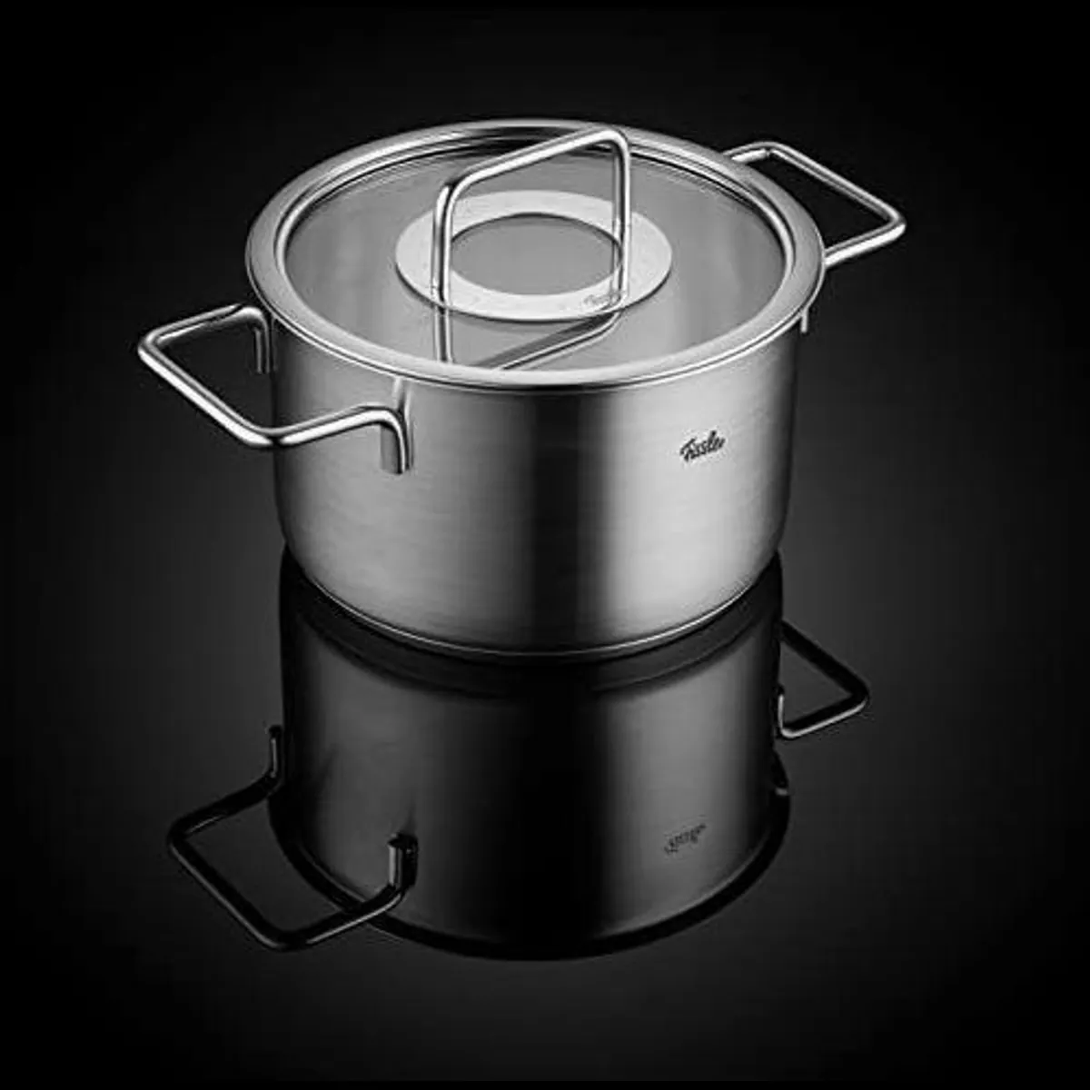 Fissler Pure Collection Topf-Set, 5-teilig, aus Edelstahl 18/10 2