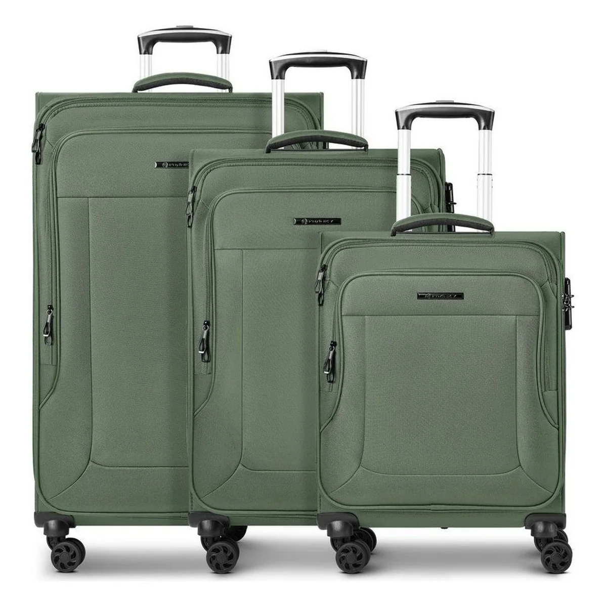 Franky Melbourne 3.0 Trolleyset, 3-teilig, 4 Rollen, Polyester