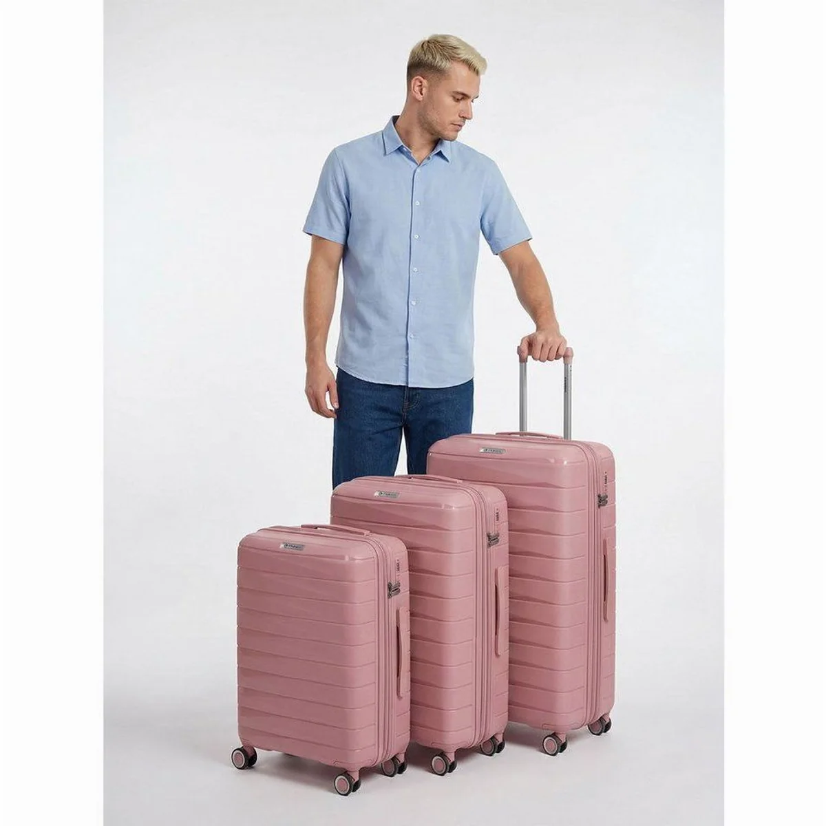 Franky Trolleyset London, 3-teilig, leicht und robust 2
