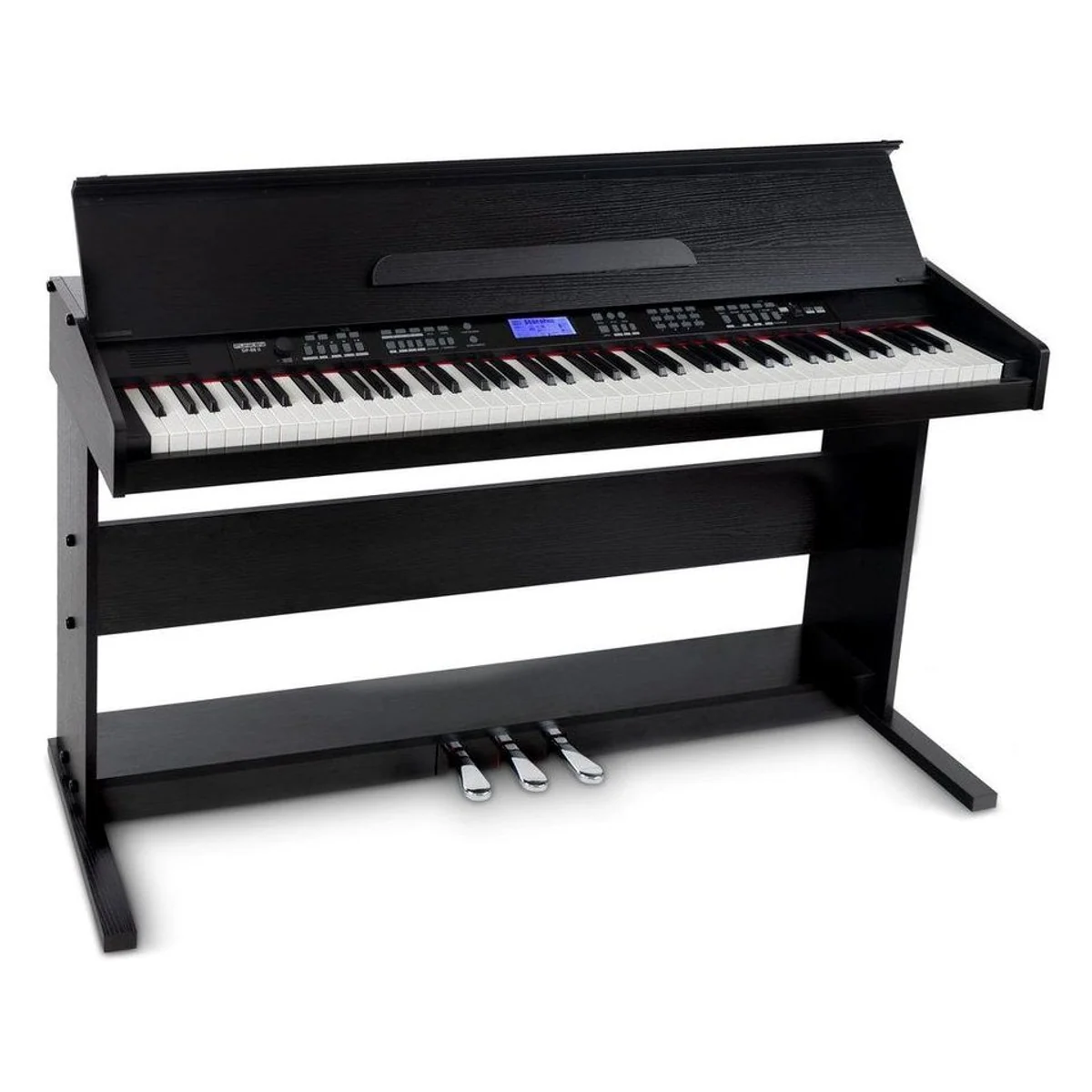 FunKey DP-88 II E-Piano, 88 anschlagsdynamische Tasten, Begleitautomatik, integrierter MP3-Player