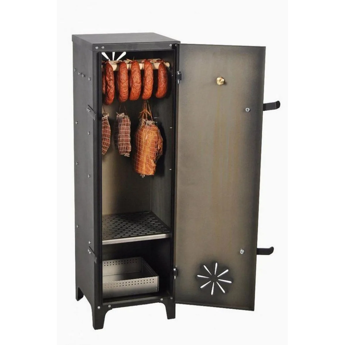 Gardener Räucherofen Smoker Design 130, freistehend, inkl. Thermometer, 30x30x100 cm 3