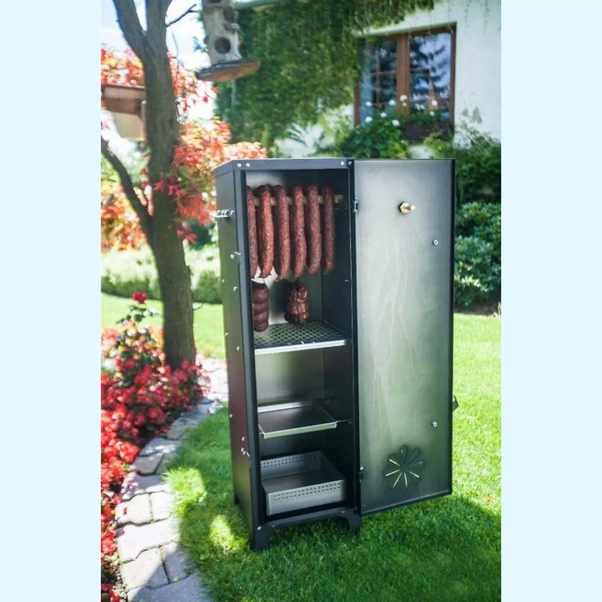 Gardener Räucherofen Smoker Design 130, freistehend, inkl. Thermometer, 30x30x100 cm 5