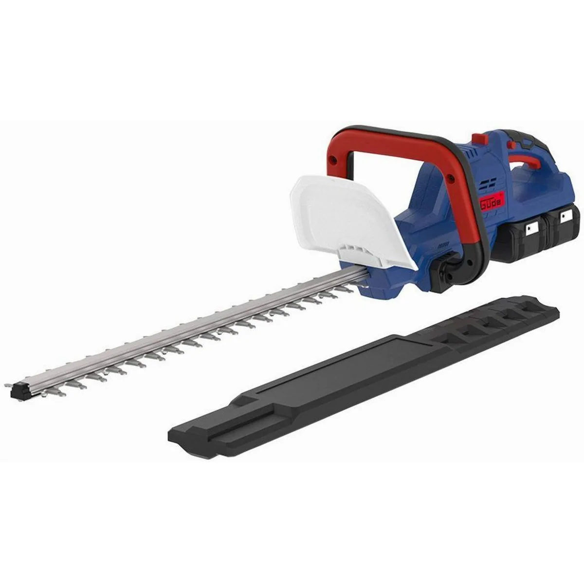 Güde Akku-Heckenschere HS 36-302-30, 52 cm Schnittlänge, 2 Akkus & Ladegeräte