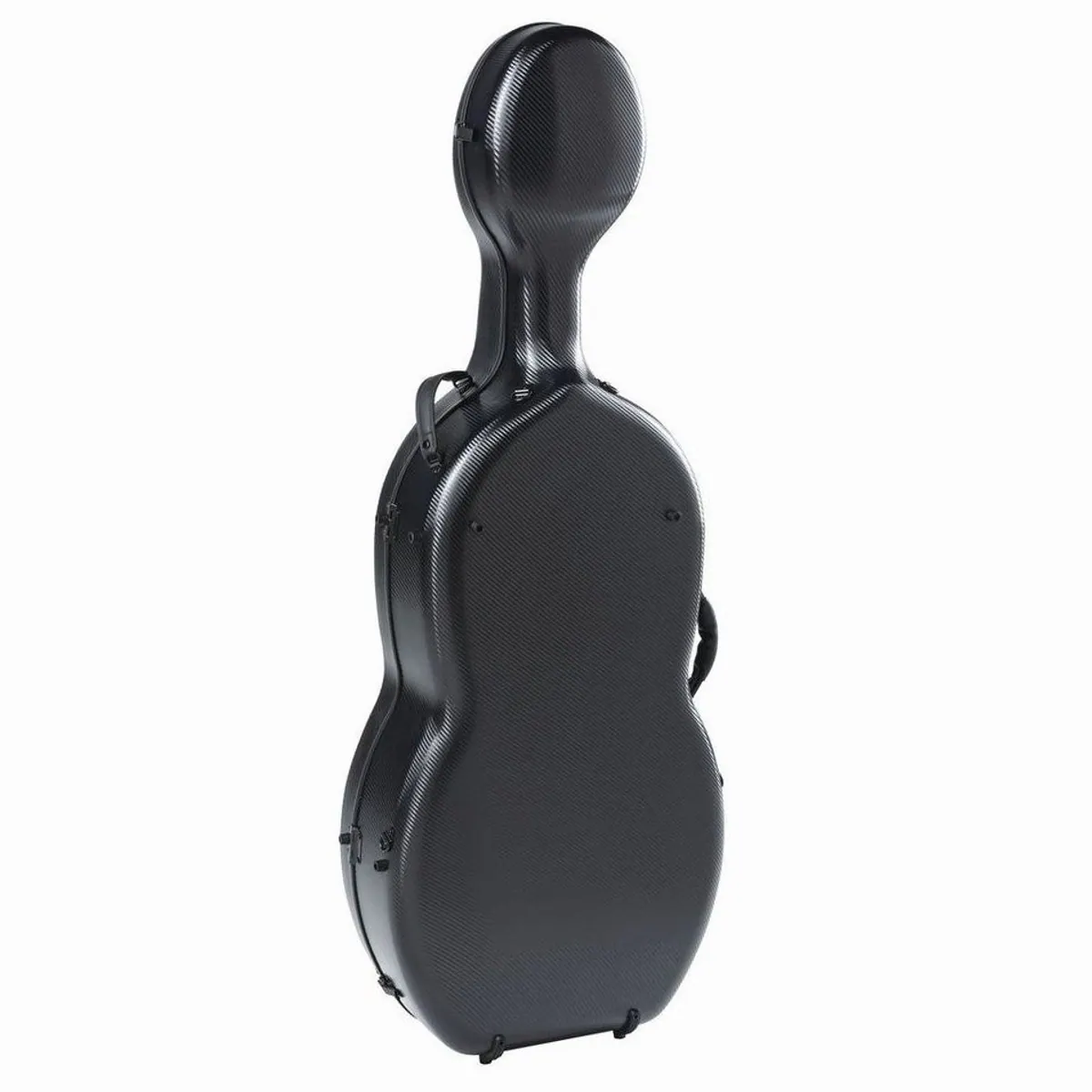 Gewa Celloetui Polycarbonat Schwarz, robust, anpassbares Polstersystem, ergonomisch 2