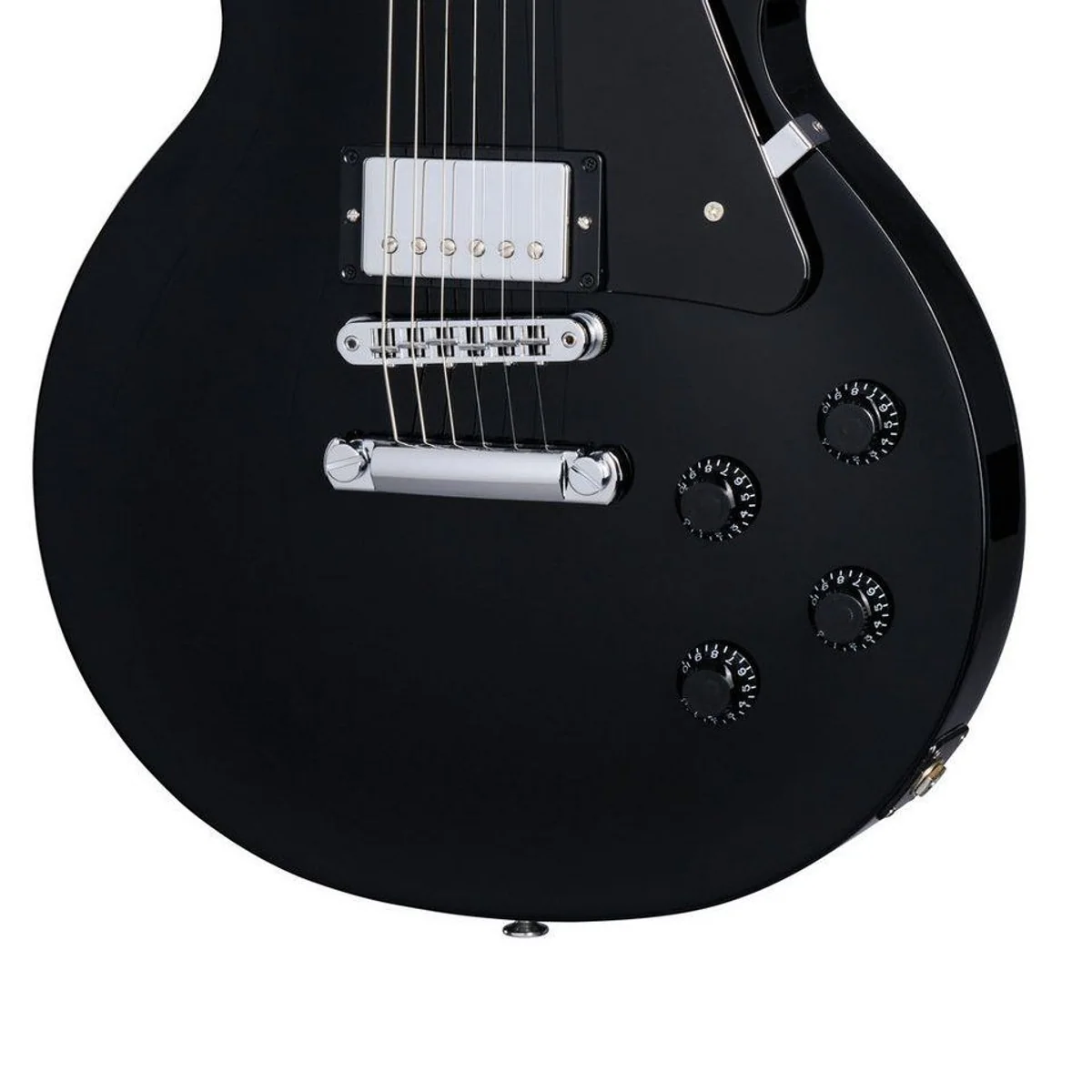 Gibson Les Paul Studio Ebony E-Gitarre, Mahagoni-Korpus, Humbucker-Sounds 5