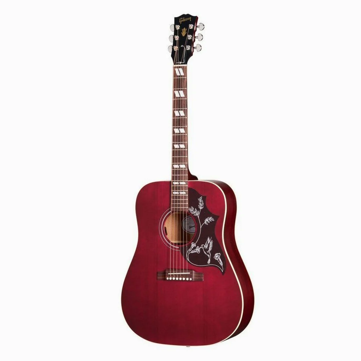 Gibson Hummingbird Special Satin Wine Red, Dreadnought-Format, massive Hölzer, L. R. Baggs Pickup