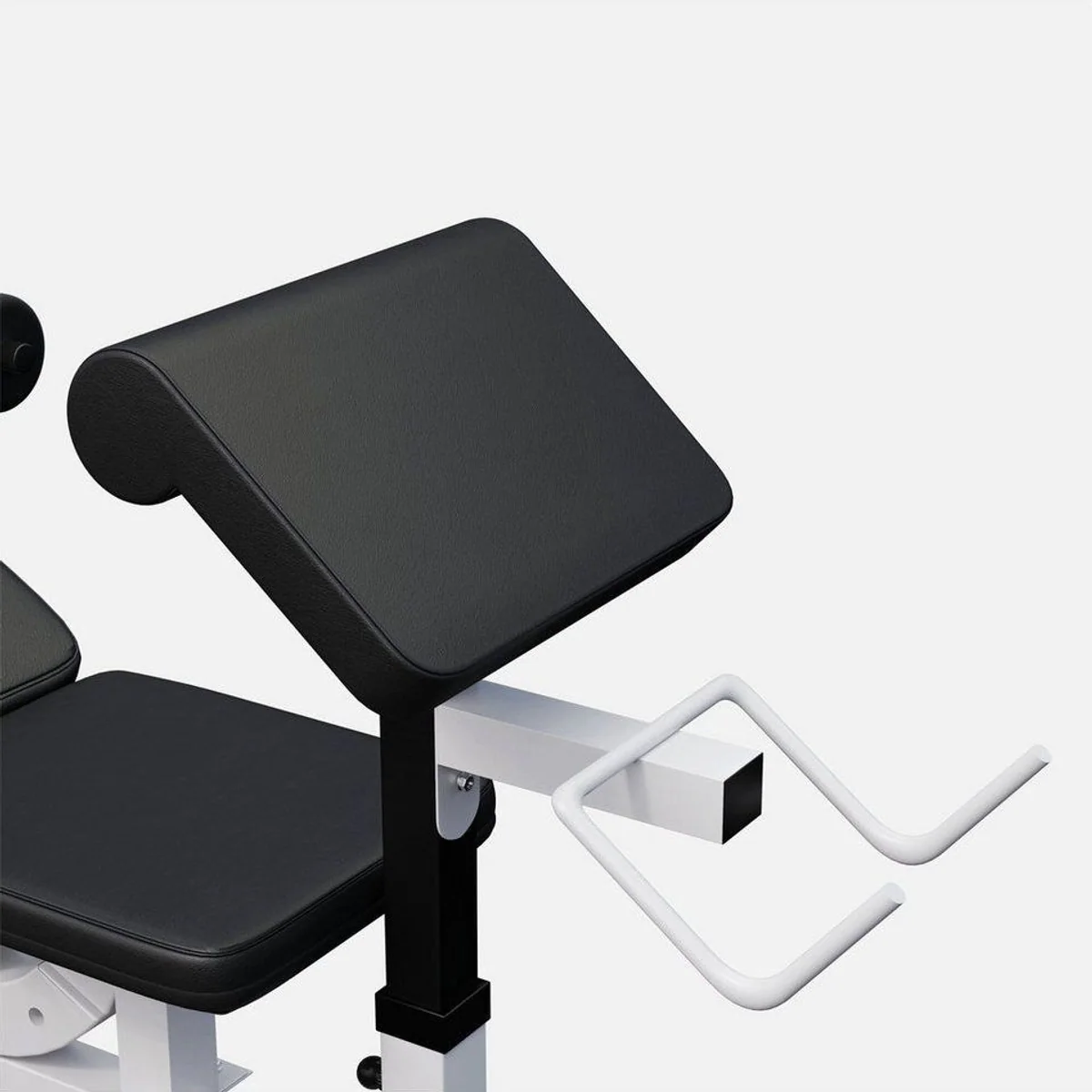 GORILLA SPORTS Hantelbank Kraftstation Universal, vielseitig einsetzbar, bis 280 kg belastbar, in Schwarz und Weiß 4