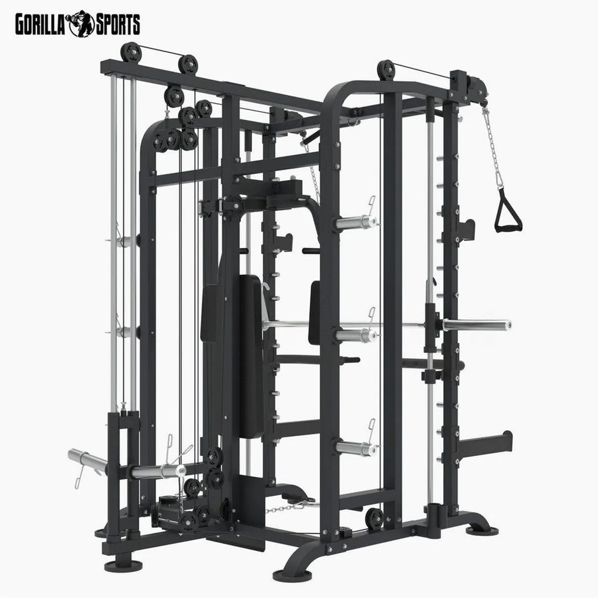 GORILLA SPORTS Kraftstation Multifunktionale, 300 kg Maximalgewicht, Vielseitige Übungen 2