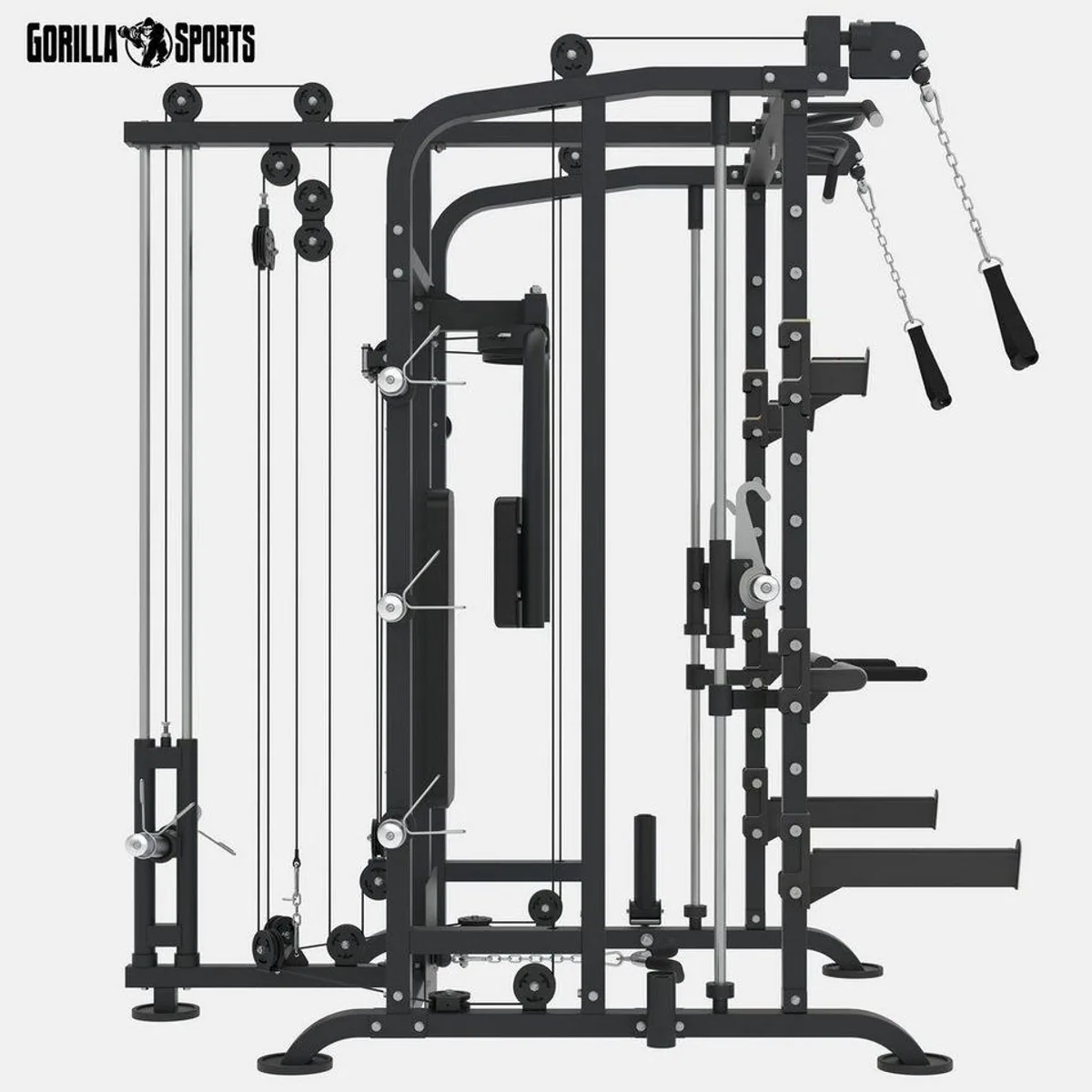 GORILLA SPORTS Kraftstation Multifunktionale, 300 kg Maximalgewicht, Vielseitige Übungen 3