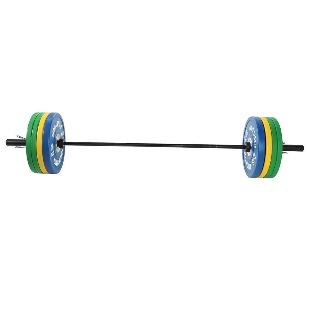 GORILLA SPORTS Olympia Bumper Plates Langhantelset, 140 kg, inklusive 10 Bumper Plates 2