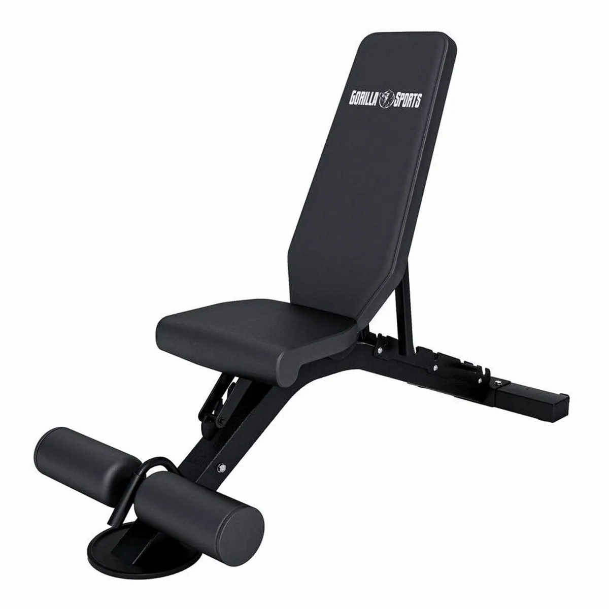 GORILLA SPORTS Hantelbank Verstellbar, 400 kg Belastbarkeit, flexible Anpassung