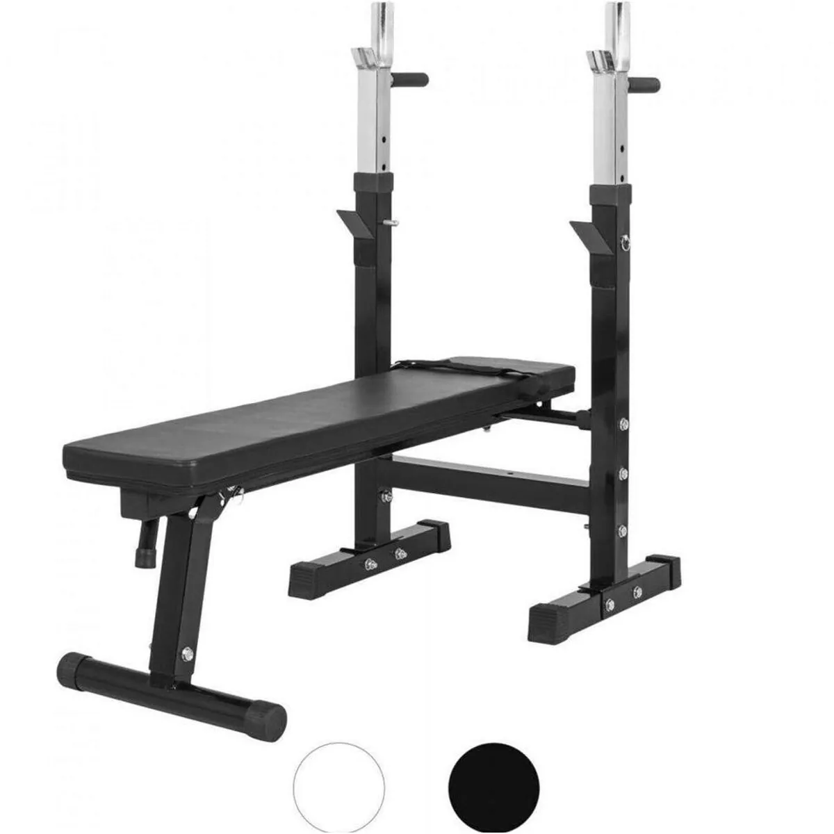 GORILLA SPORTS Hantelbank Gripper 100 kg, verstellbar, platzsparend, mit umfangreichem Zubehör 2
