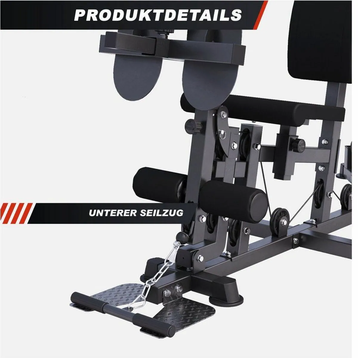 GORILLA SPORTS Kraftstation Home Gym, vielseitig, stabil, platzsparend 4