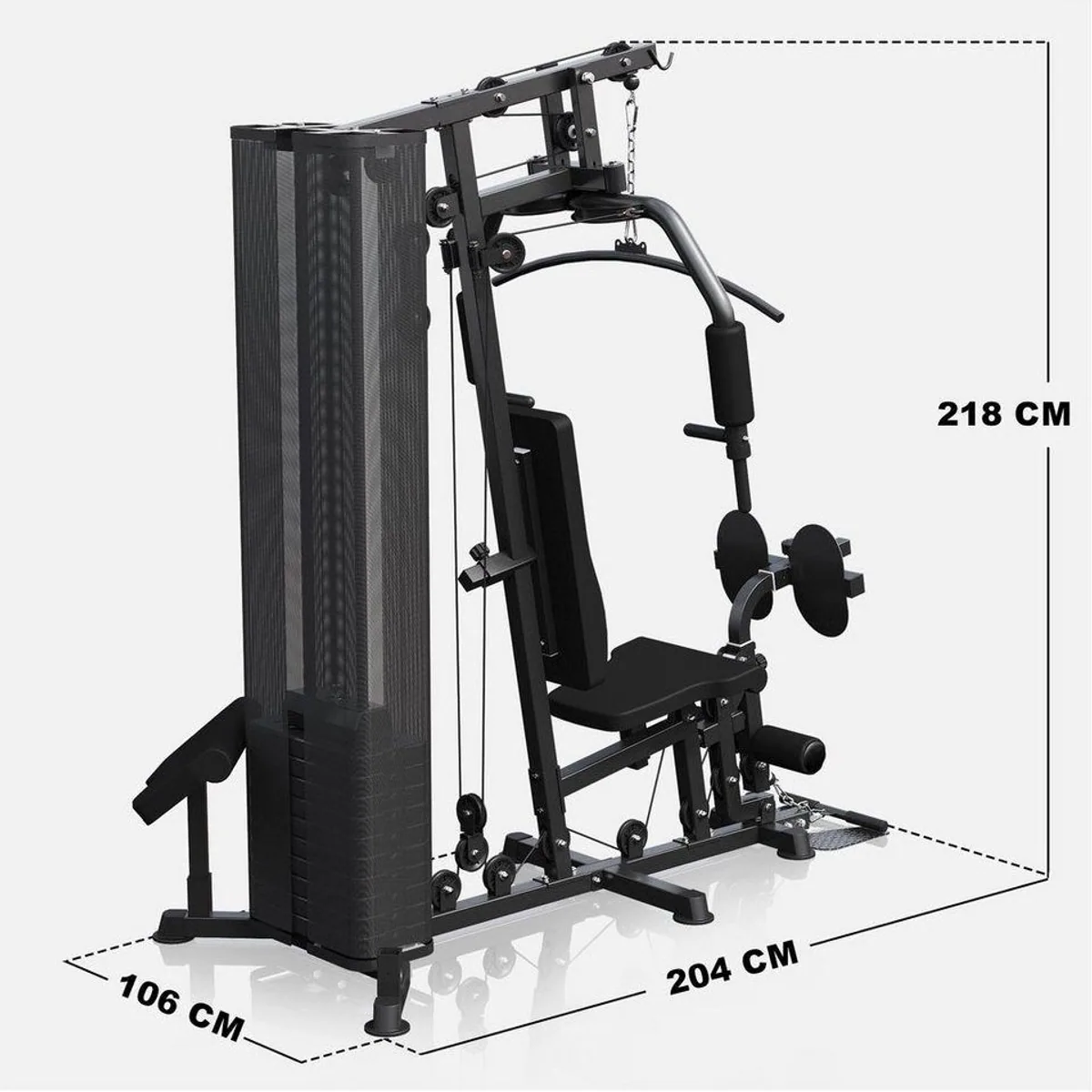 GORILLA SPORTS Kraftstation Home Gym, vielseitig, stabil, platzsparend 5