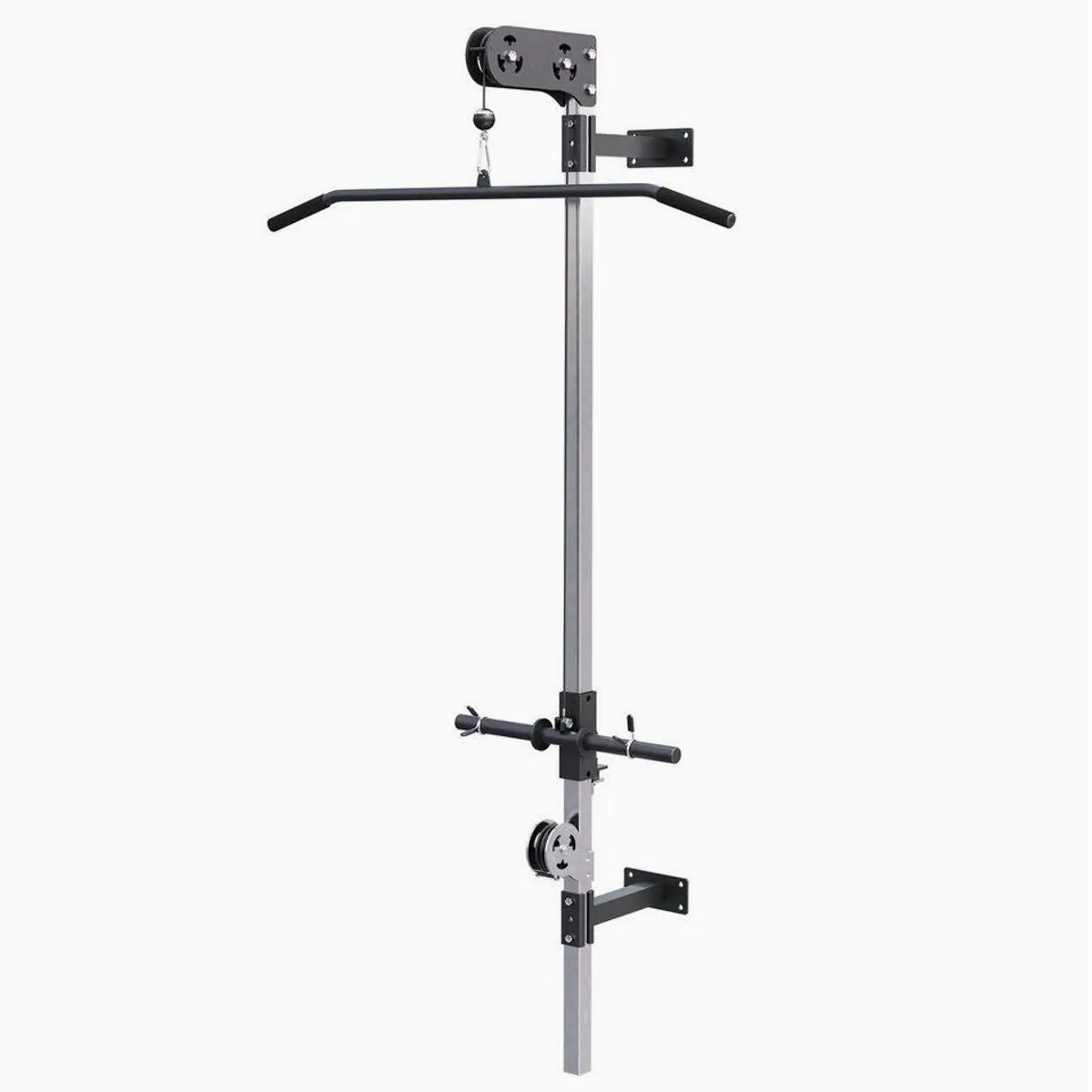 GORILLA SPORTS Latzugturm Wandmontage, bis 300 kg belastbar, kompakte Bauweise