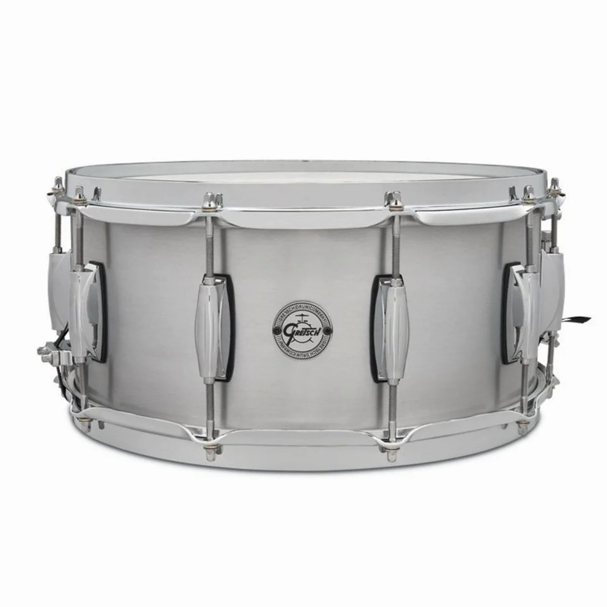 Gretsch Grand Prix Alu Snare 14"x6,5", Aluminiumkessel, Matt-Finish, Exzellente Klangentfaltung