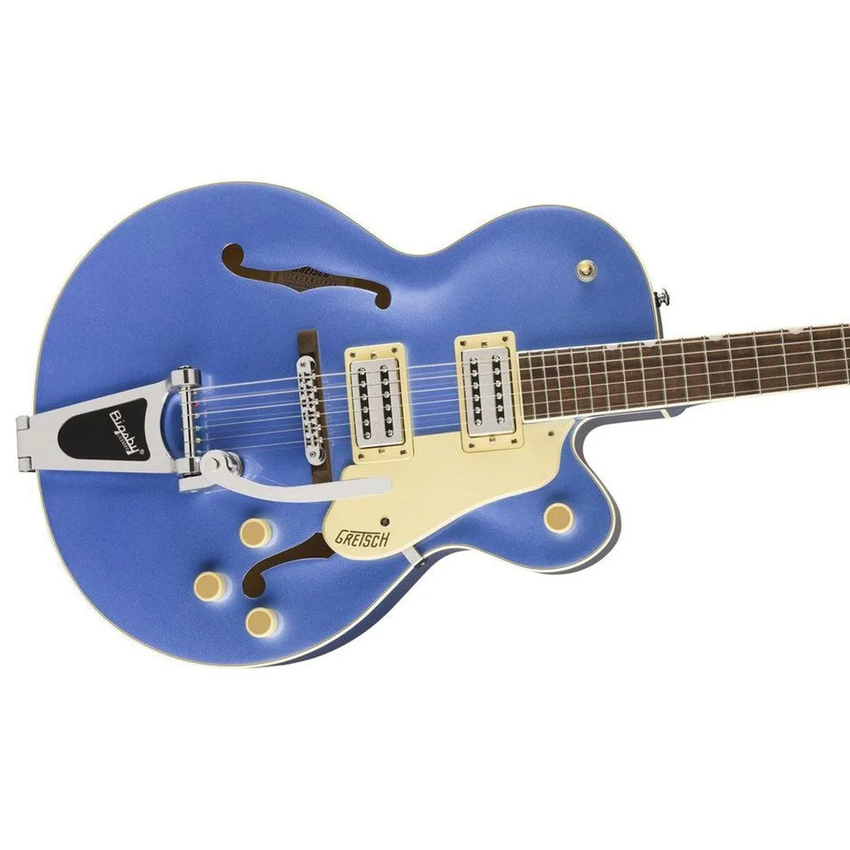 Gretsch G2420T Streamliner Hollow Body, Bigsby, Ahorn-Laminat, Fairlane Blue 4