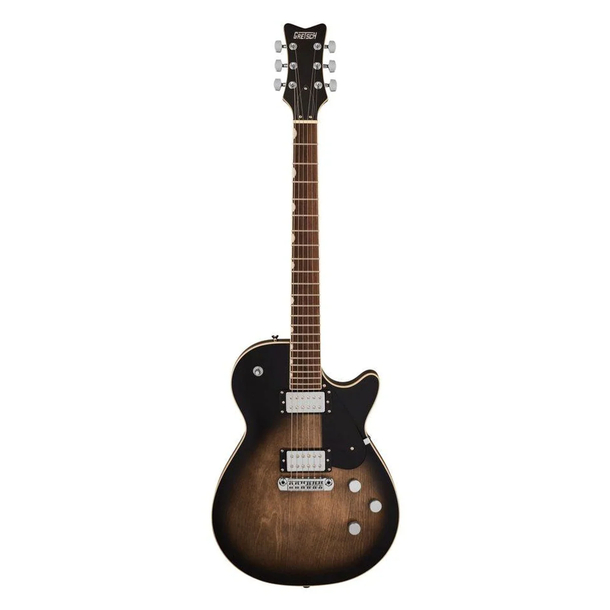 Gretsch Electromatic Jet Bristol Fog E-Gitarre, Mahagonikorpus, Humbucker-Power