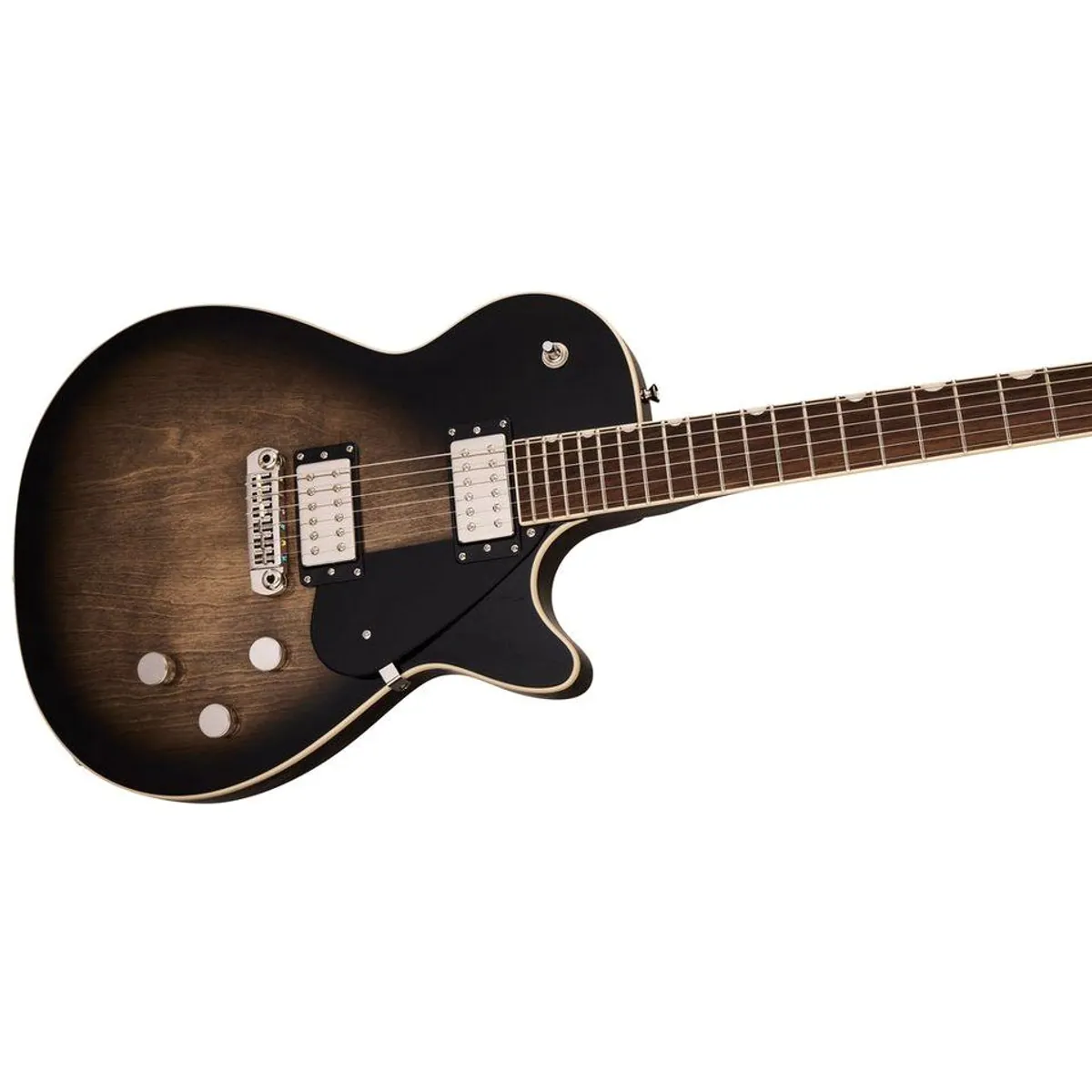 Gretsch Electromatic Jet Bristol Fog E-Gitarre, Mahagonikorpus, Humbucker-Power 4