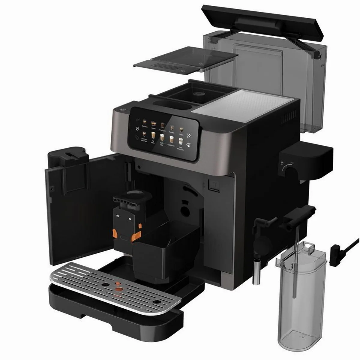 Grundig KVA 7230 Kaffeevollautomat, 19 Bar Druck, GrindPro & CreamyPro System 5