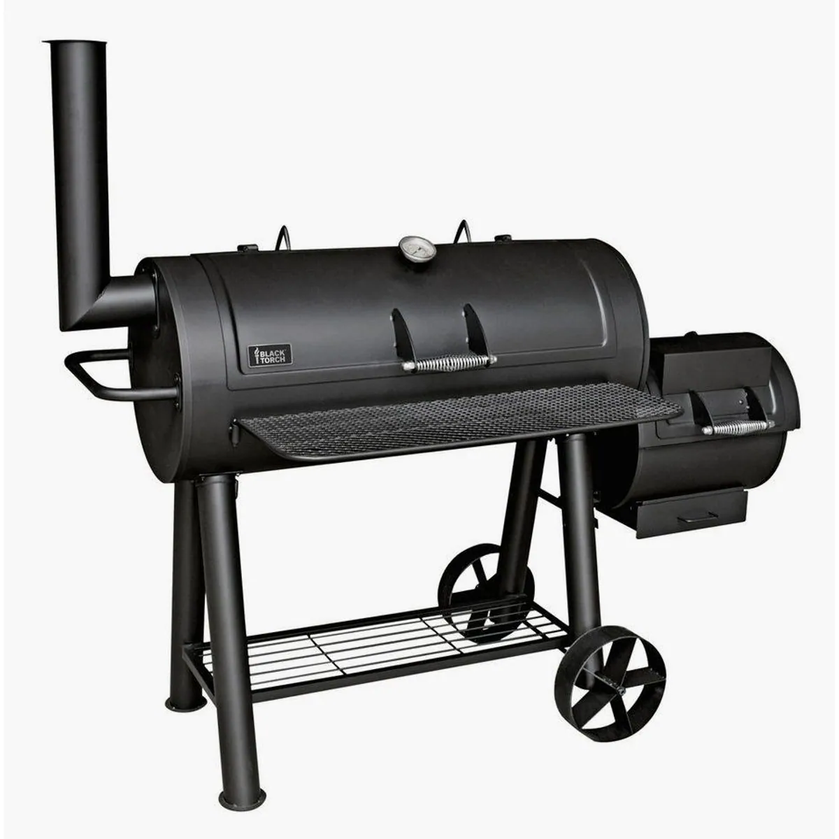 HAMSON Holzkohlegrill Smoker Everest XXL, vielseitig, großzügige Garkammern, ideal für große Veranstaltungen