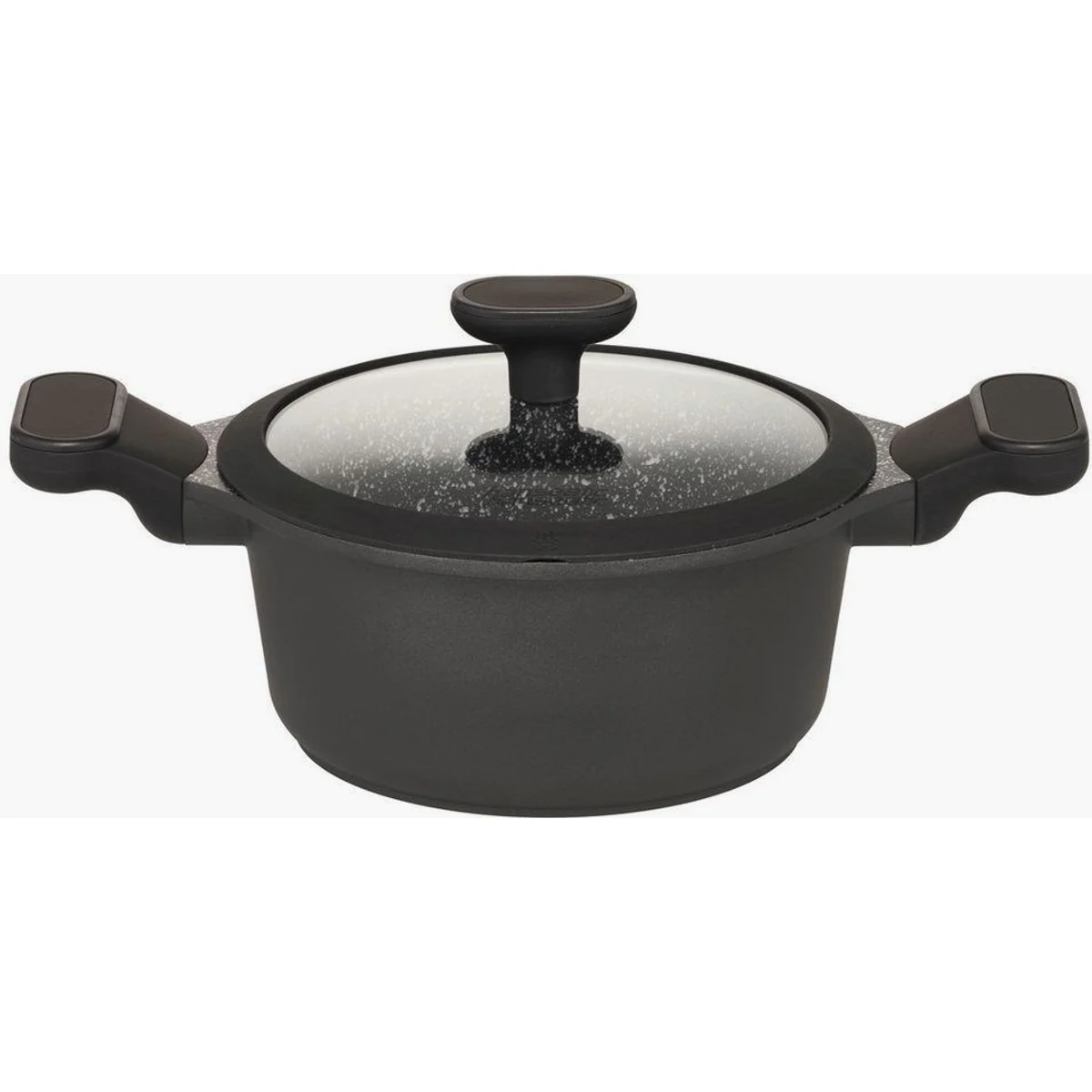Hanseatic Kochtopf-Set Black Edition, langlebige VITAFLON GRANIT Antihaft-Versiegelung, 10-tlg. 2